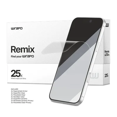 Wrapd Remix - Assorted Screen Protector Film (FlexShield + HardSkin + HyperFilm + HyperShield)