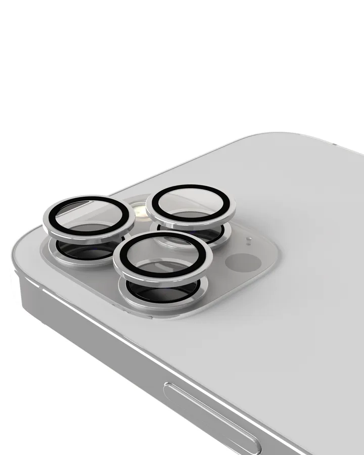 Casper Camera Lens Protector for iPhone 15 Pro / 15 Pro Max (Silver) (Clear) — foto 5