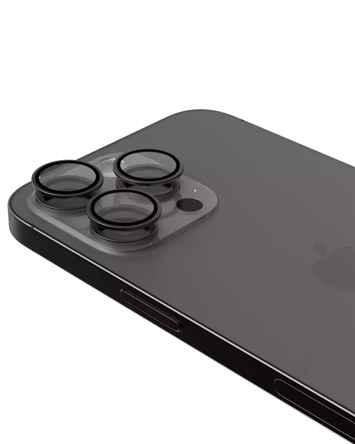 Casper Camera Lens Protector For iPhone 16 Pro / 16 Pro Max (Black) (Clear) — foto 6