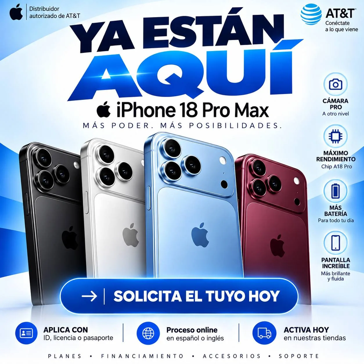iPhone 18 Pro Max: potencia, cámara profesional y batería sin límites