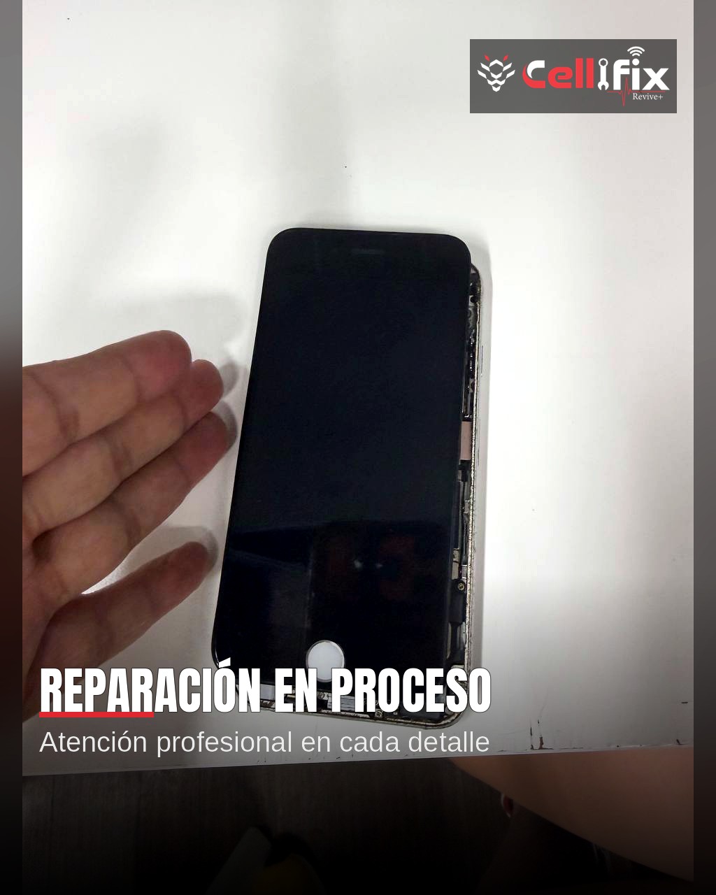 Reparaciones profesionales: dentro del taller de Cellifix