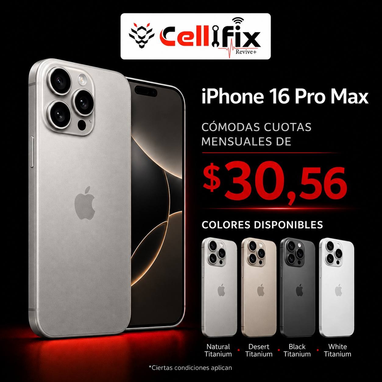 iPhone 16 Pro Max: potencia profesional a tu alcance