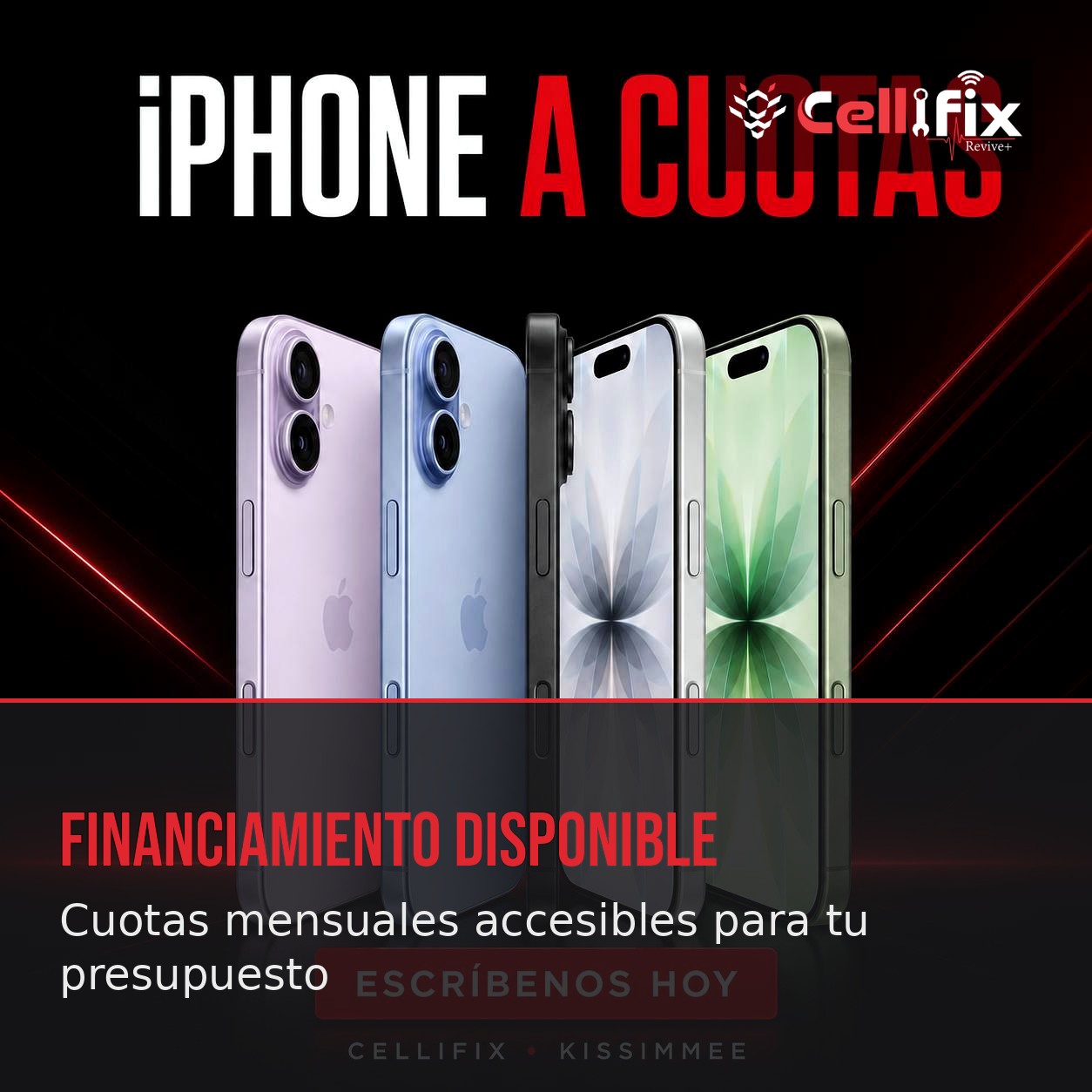 iPhone con financiamiento accesible en Cellifix