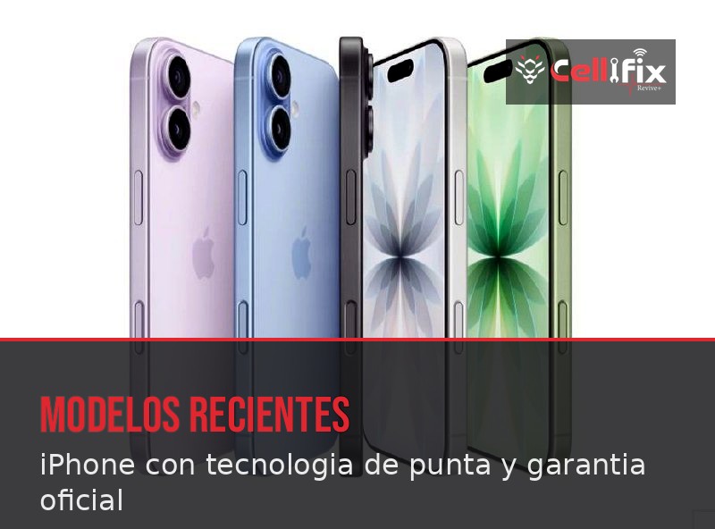 iPhone con financiamiento accesible en Cellifix